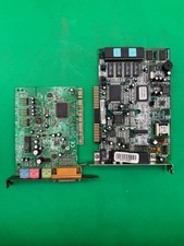 Lot of 2 Vintage PC Cards Creative CT4810 Sound Card & 56K ISA Modem RE picture