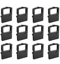 BIGGER Compatible Ribbon Replacement for Okidata 52102001 52104001 12-pack picture