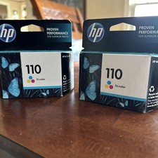 HP 110 Tri Color Ink Cartridge Exp 09/ 2016 New In Box  X2 picture