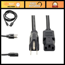 15ft Heavy Duty 14 AWG Computer Power Cord for PC, Monitor, Laptop | UL Listed, picture
