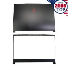 New MSI GF63 GF63VR Thin 8RC 8RD MS-16R1 R4 LCD Back Cover Top Lid & Bezel US picture