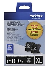 Brother LC1032PKS Innobella High Yield Ink Cartridge - 2 Pieces - Black picture