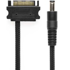 CRJ 15-Pin SATA to 12V DC Plug Power Adapter Cable - 12