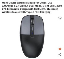 2.4G + Type- BT TRI-Mode Wireless charging mouse T 25 picture