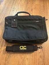 Tumi Alpha 26071D4 Expandable Nylon Briefcase Messenger Laptop Bag picture