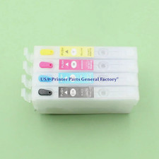 4PC Refillable Ink Cartridge For Epson T3100 T5100 T3170 T3160 SC-T5100 Printers picture