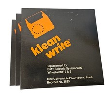 Klean Write 3 Typewriter Ribbons  IBM Wheelwriter 3 5 Selectric 2000 3625 Prop picture