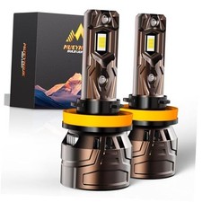 Upgraded Light Bulbs, 36000LM Super Bright 6500K 800% Brighter, H11/H9/H8/H16 picture