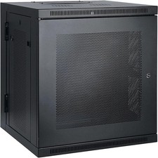 10U Wall Mount Rack Enclosure Low Profile 20.5 inch Switch Depth Locking Front picture