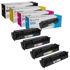 LD Toner Replacements for HP 305A (Black, Cyan, Magenta, Yellow) picture