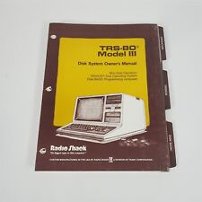 Vintage Original TRS-80 Model 3 Disk System Manual  picture