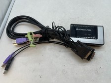 IOGEAR GCS932UB 2-Port USB DVI-D KVM Switch w/ Audio & Mic Cables - FREE S/H picture