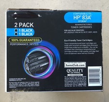MEMBERS MARK HP 83A TONER CARTRIDGES 2-PACK BLACK NEW picture
