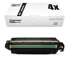 4X Eurotone Eco Cartridge BLACK For HP Color LaserJet Enterprise CP-5525-N picture