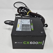 CORSAIR CX600M Modular ATX 600W Power Supply Unit PSU 75-002018 UNTESTED picture