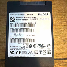 SanDisk X600 256GB 2.5in 7mm SATA III Internal SSD Black SD9SB8W-256G-1012 picture