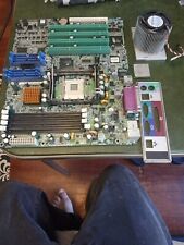 Dell Poweredge 600sc Motherboard  Pentium 4 2.40ghz Io shield Heatsink Fan picture