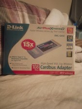 D-Link DWL-G650 Wireless Cardbus Adapter, 802.11g, 108Mbps. Brand New In Plastic picture