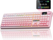 AULA F108 PRO Wireless Mechanical Gaming Keyboard with Screen&Knob,Hot Swappable picture