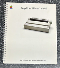 ImageWriter II Owners Manual for Apple II, II Plus, IIc, IIe, Macintosh, & Lisa picture