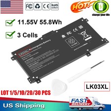 ✅LOT 1-30 LK03XL Battery For HP ENVY X360 15-BP 15M-BQ 17M-CE 17-BW L09281-855 picture