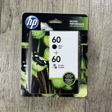 Genuine HP 60 Black 60 Color Ink Cartridge Photosmart C4635 C4680 2PK - Expired picture