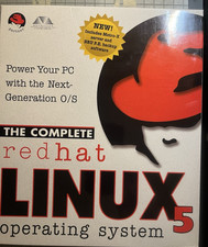 Red Hat Linux 5 Complete Big Box • 2 CDs, Floppies, Inserts • 1997 Retail picture