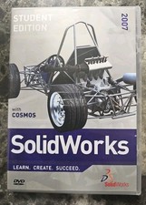 SOLID WORKS W-Cosmos Student Edition Software Pre-Owned DVD 2007 w-S/N picture