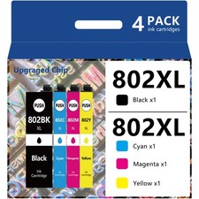 802XL T802XL Ink For Epson WorkForce Pro WF-4720 WF-4730 WF-4734 WF-4740 4PK picture