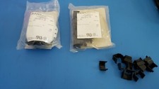 30 Pcs Blank Insert For Wall Plate, Black Color, TE Connectivity, AMP, 406339-2 picture