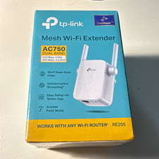 TP-LINK RE205 AC750 Dual-Band OneMesh Extender AP Mode WPS 1x RJ-45 picture