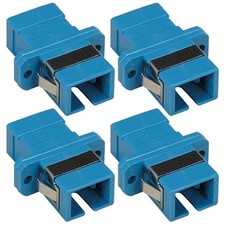 4 Pcs SC to SC Single Mode Simplex Fiber Optic Optical Coupler Adapter Connector picture