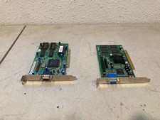 Lot 2 Vintage Trident PCI VGA Graphics Cards Video Display Adapters picture