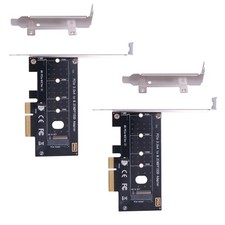 2PCS M.2 NVME SSD To PCIe 3.0 X4 Adapter Card Desktop Expansion Conversion picture