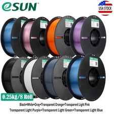 0.25KG/8 Roll eSUN PETG Basic 8 Colors Bundles PETG 3D Printer Filaments 1.75mm picture