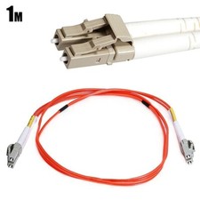 1M 3FT LC/LC 50/125 OM2 Duplex Multi Mode Optic Fiber Optics Cable Orange picture