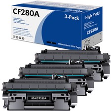 3x CF280A 80A Toner Compatible For HP LaserJet Pro 400 M401n M401dw MFP M425dw picture