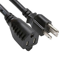 6Ft 16AWG Gauge Heavy Duty US 3-Prong AC Power Extension Cord Cable - UL,CUL,FT1 picture