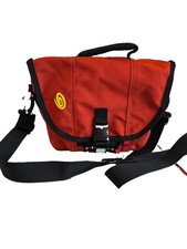 Timbuk2 Messenger Bag L Removable Adjustable Crossbody Strap Orange Lined Pocket picture