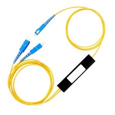 2m Ftth SC UPC 1X2 PLC Singlemode Fiber Optical Splitter FBT Optical Coupler m picture