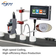 12.7mm Inline Inkjet Printer for Date Coding Batch Barcode picture