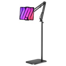 ETEPEHI Tablet Floor Stand, 360-Degree Rotatable Metal Holder, Black picture