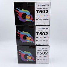 3 Boxes of Officenter Refill Ink Bottles T502 10 Bottles Per Box (30 inks) picture