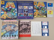 COMIC SETTER & MOVIE SETTER Boxed Software ©1988 Gold Disk for Commodore Amiga picture