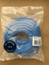 LOT OF 6 QUIKTRON VS Category 6 Non-Booted Patch Cord, 100 ft., Blue 566-110-100 picture