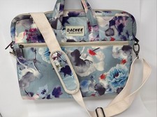 Dachee Blue Flower Pattern Laptop Bag picture