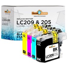 LC209 LC205 for Brother Ink Cartridges for Brother MFC J5520DW J5620DW Lot picture