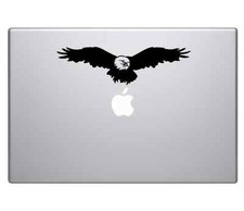 Bald Eagle Decal Vinyl Sticker Macbook Pro Air Sticker Laptop American Eagle USA picture