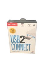 Adaptec AUA-1420 2-Port USB 2.0 CardBus Adapter Laptop Notebook PC Card Open Box picture