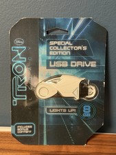 Disney Tron Legacy Special Collector Kevin Flynn USB White Light Cycle New 2010 picture